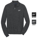 MENS 1/4 ZIP SWEATER